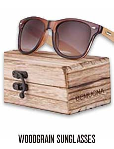 Women's Woodgrain Sunglasses