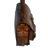 Briefcase & Laptop Bag <br> Genuine Leather Handbag  - strapsandbrass.com