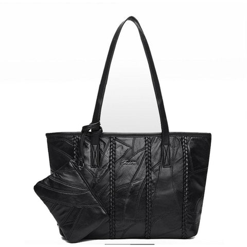 <bold>Tote / Crossbody Bag <br>Genuine-Leather Handbag  - strapsandbrass.com