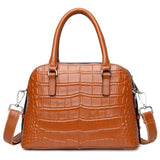 <bold>Top-Handle / Crossbody Bag <br>Genuine-Leather Handbag  - strapsandbrass.com