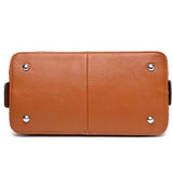 <bold>Top-Handle / Crossbody Bag <br>Genuine-Leather Handbag  - strapsandbrass.com