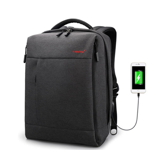 Backpack USB Charging & Anti-Theft <br> Oxford Backpack  - strapsandbrass.com
