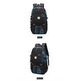 Backpack USB Charging & Water Resistant <br> Oxford Backpack  - strapsandbrass.com