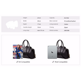 <bold>Tote / Shoulder Bag  <br>Vegan-Leather Handbag  - strapsandbrass.com