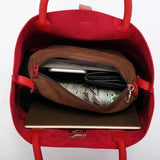 <bold>Tote / Bucket Bag <br>Vegan-Leather Handbag  - strapsandbrass.com