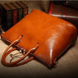 <bold>Tote / Crossbody Bag <br>Genuine-Leather Handbag  - strapsandbrass.com