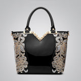 <bold>Tote / Shoulder Bag <br>Genuine-Leather Handbag  - strapsandbrass.com