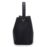 <bold>Bucket / Tote Bag  <br>Vegan-Leather Handbag  - strapsandbrass.com