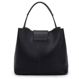 <bold>Bucket / Tote Bag  <br>Vegan-Leather Handbag  - strapsandbrass.com