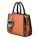 <bold>Top-Handle / Crossbody Bag <br>Vegan-Leather Handbag  - strapsandbrass.com