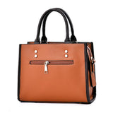 <bold>Top-Handle / Crossbody Bag <br>Vegan-Leather Handbag  - strapsandbrass.com