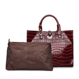 <bold>Tote / Shoulder Bag <br>Vegan-Leather Handbag  - strapsandbrass.com
