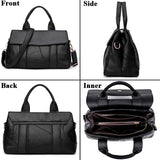 <bold>Tote / Crossbody Bag <br>Genuine-Leather Handbag  - strapsandbrass.com