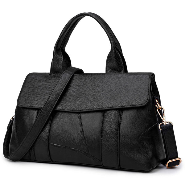 <bold>Tote / Crossbody Bag <br>Genuine-Leather Handbag  - strapsandbrass.com