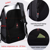 Backpack USB Charging & Anti-Theft <br> Oxford Backpack  - strapsandbrass.com