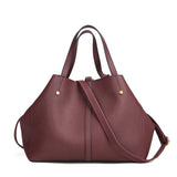 <bold>Tote / Shoulder Bag <br>Vegan-Leather Handbag  - strapsandbrass.com