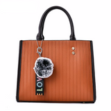 <bold>Top-Handle / Crossbody Bag <br>Vegan-Leather Handbag  - strapsandbrass.com