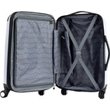 famous luggage Chicago 20" hardside exp. hardside carry-on luggage  - strapsandbrass.com