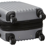 famous luggage Chicago 20" hardside exp. hardside carry-on luggage  - strapsandbrass.com