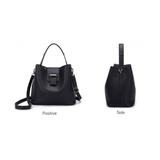 <bold>Bucket / Tote Bag  <br>Vegan-Leather Handbag  - strapsandbrass.com