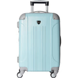 famous luggage modern 20" hardside expandable hardside carry-on luggage  - strapsandbrass.com