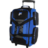 famous 22" lightweight carry on rolling duffel bag 4 colors Luggage Blue - strapsandbrass.com