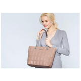 <bold>Tote / Shoulder Bag <br>Vegan-Leather Handbag  - strapsandbrass.com