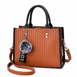 <bold>Top-Handle / Crossbody Bag <br>Vegan-Leather Handbag  - strapsandbrass.com