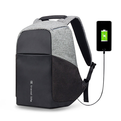 Backpack USB Charging & Anti-Theft <br> Nylon Backpack  - strapsandbrass.com