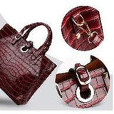 <bold>Tote / Shoulder Bag <br>Vegan-Leather Handbag  - strapsandbrass.com