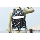 Backpack USB Charging<br> Oxford Backpack  - strapsandbrass.com