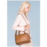 <bold>Top-Handle Bag  / Tote  Bag  <br>Vegan-Leather Handbag  - strapsandbrass.com
