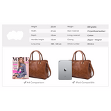 <bold>Top-Handle / Tote Bag <br>Vegan-Leather Handbag  - strapsandbrass.com