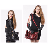 <bold>Tote  / Shoulder Bag <br>Genuine-Leather Handbag  - strapsandbrass.com