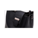 <bold>Bucket / Tote Bag  <br>Vegan-Leather Handbag  - strapsandbrass.com