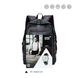 Backpack USB Charging <br> Vegan Leather Backpack  - strapsandbrass.com