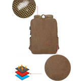 Backpack USB Charging & Anti-Theft <br> Canvas Backpack  - strapsandbrass.com