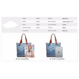 <bold>Tote / Shopping Bag <br>Cotton Handbag  - strapsandbrass.com