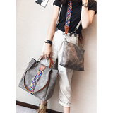 <bold>Tote / Shoulder Bag <br>Vegan-Leather Handbag  - strapsandbrass.com