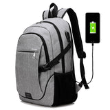 Backpack USB Charging <br> Canvas Backpack  - strapsandbrass.com