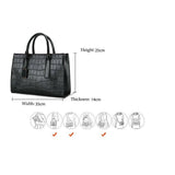 <bold>Tote / Shoulder Bag <br>Vegan-Leather Handbag  - strapsandbrass.com