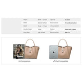 <bold>Tote & Crossbody Bag Set <br>Vegan-Leather Handbag  - strapsandbrass.com