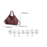 <bold>Tote / Shoulder Bag <br>Vegan-Leather Handbag  - strapsandbrass.com