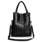 <bold>Bucket  / Tote Bag <br>Genuine-Leather Handbag  - strapsandbrass.com