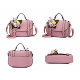 <bold>Satchel / Shoulder Bag <br>Vegan-Leather Handbag  - strapsandbrass.com