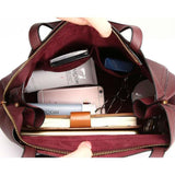 <bold>Tote / Shoulder Bag <br>Vegan-Leather Handbag  - strapsandbrass.com
