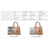 <bold>Tote & Crossbody Bag Set <br>Vegan-Leather Handbag  - strapsandbrass.com