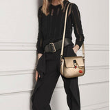 <bold>Messenger / Crossbody Bag <br>Vegan-Leather Handbag  - strapsandbrass.com