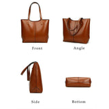<bold>Tote  / Shoulder Bag  <br>Vegan-Leather Handbag  - strapsandbrass.com