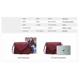 <bold>Messenger  / Shoulder Bag  <br>Vegan-Leather Handbag  - strapsandbrass.com